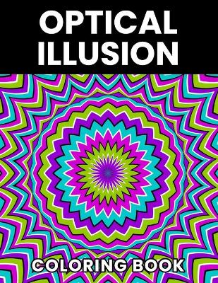 Book cover for Optical Illusion Coloring Book