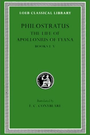 Cover of The Life of Apollonius of Tyana