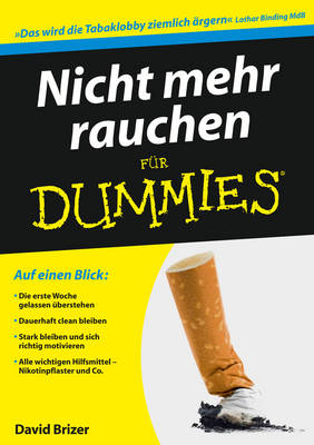 Book cover for Nicht mehr rauchen für Dummies