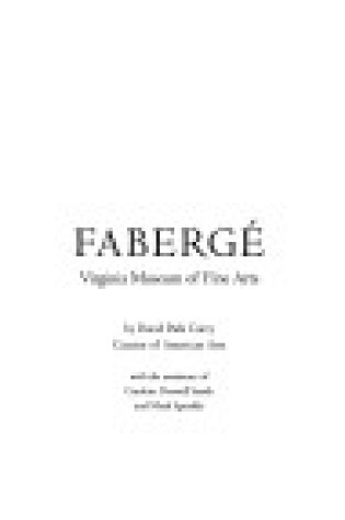 Cover of Faberge