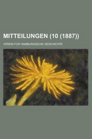 Cover of Mitteilungen (10 (1887))