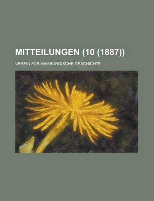 Book cover for Mitteilungen (10 (1887))