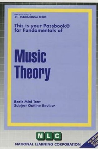 Cover of MUSIC THEORY