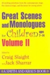 Book cover for Great Scenes and Monologues for Children