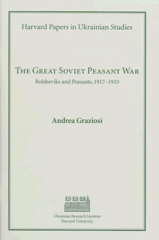 Cover of The Great Soviet Peasant War