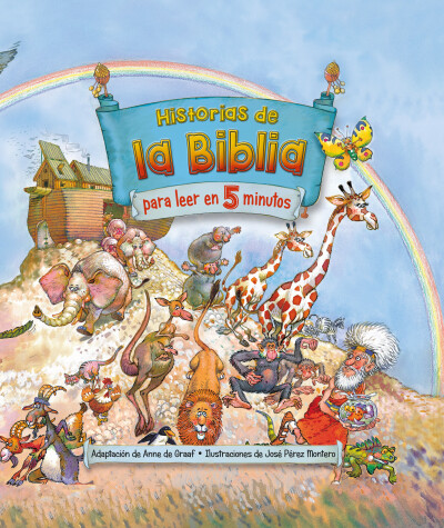 Book cover for Historias de la Biblia para leer en 5 minutos / The Little Childrens Bible StoryBook