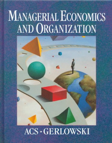 Book cover for Managerial Economic Organizations