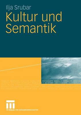 Book cover for Kultur und Semantik