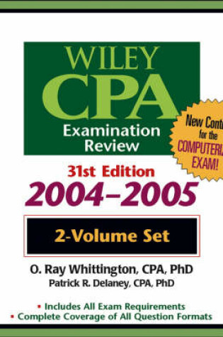 Cover of Wiley Cpa Examination Review 31st Edition 2004-200 5 Set