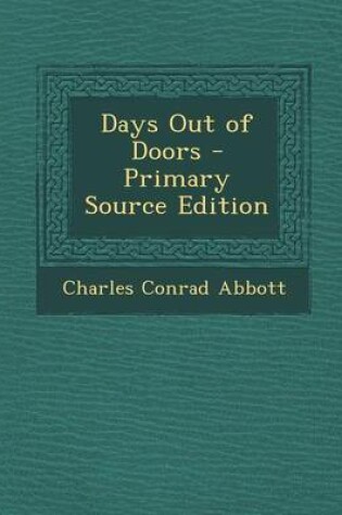 Cover of Days Out of Doors