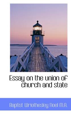 Book cover for Essay on the Union of Church and State