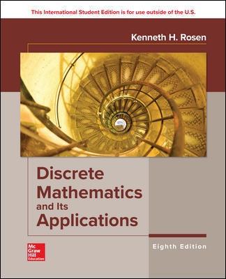 Book cover for ISE Discrete Mathematics and Its Applications