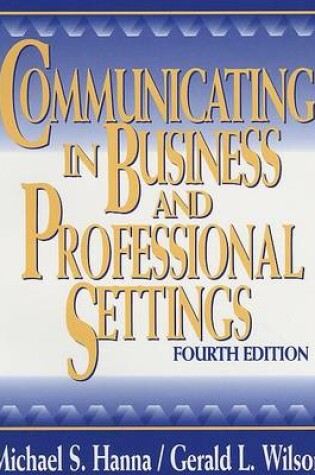 Cover of Communicating in Business and Professional Settings