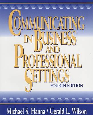 Book cover for Communicating in Business and Professional Settings