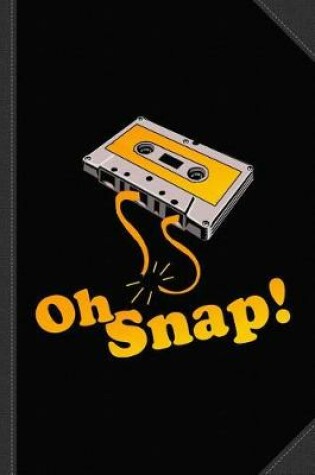 Cover of Oh Snap 80's Cassette Tape Journal Notebook