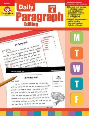 Book cover for Daily Paragraph Editing Grade 4