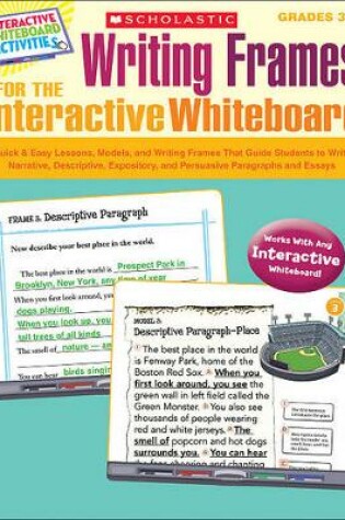Cover of Writing Frames for the Interactive Whiteboard