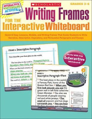 Cover of Writing Frames for the Interactive Whiteboard