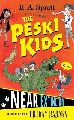 Book cover for The Peski Kids 4: Near Extinction
