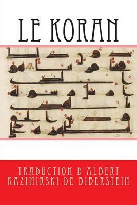 Book cover for Le Koran