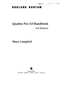 Book cover for Quattro Pro 3.0 Handbook