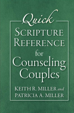 Cover of Quick Scripture Reference for Counseling Couples