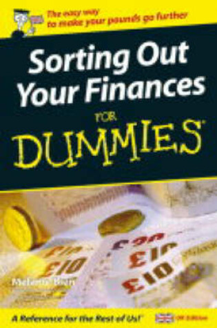 Cover of Sorting Out Your Finances For Dummies