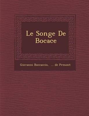 Book cover for Le Songe de Bocace