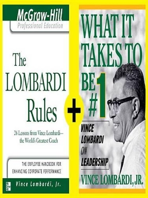Book cover for Lombardi - Rules and Lessons on What It Takes to Be #1 (eBook Bundle)