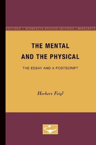 Cover of The Mental and the Physical