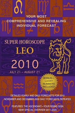 Cover of Leo (Super Horoscopes 2012)