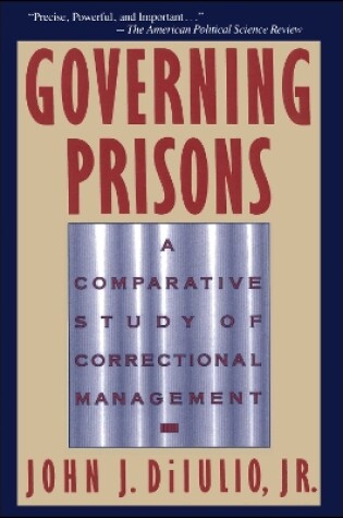 Cover of Governing Prisons