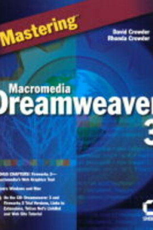 Cover of Mastering Macromedia Dreamweaver 3
