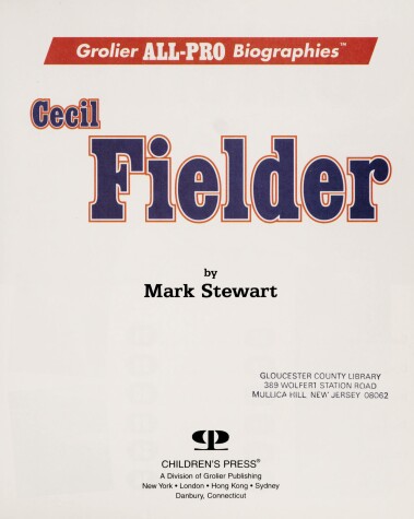Book cover for Cecil Fielder