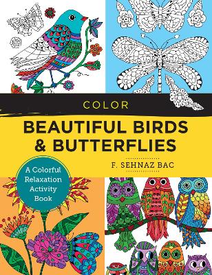 Book cover for Color Beautiful Birds and Butterflies