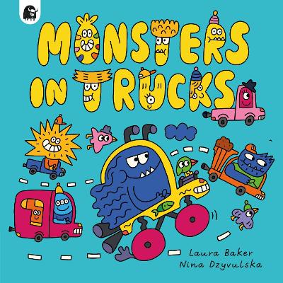 Book cover for Monsters in Trucks