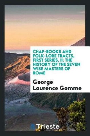 Cover of Chap-Books and Folk-Lore Tracts, First Series, II