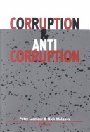 Book cover for Corruption and Anti-Corruption