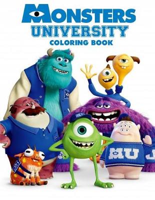 Book cover for Monsters University Coloring Book