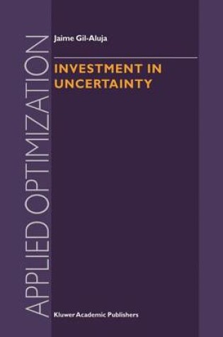 Cover of Investment in Uncertainty