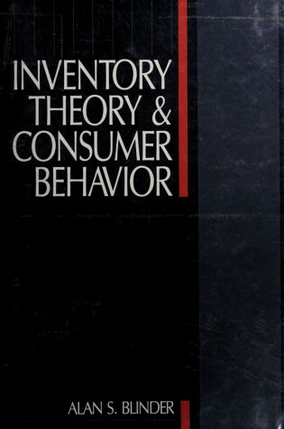 Cover of Inventory Theory and Consumer Behavior