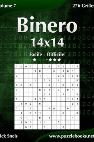 Cover of Binero 14x14 - Facile à Difficile - Volume 7 - 276 Grilles