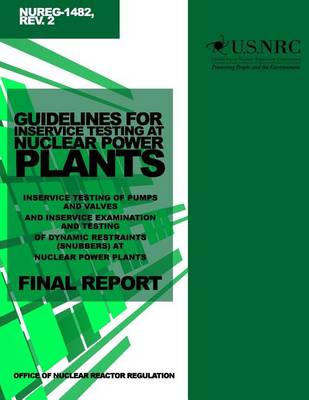 Book cover for Guidelines for Inservice Testing at Nuclear Power Plants