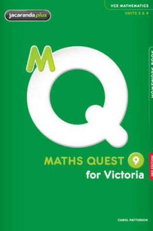 Cover of Maths Quest 9 for Victoria 3E Homework Book