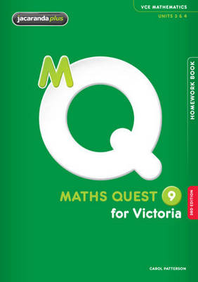 Book cover for Maths Quest 9 for Victoria 3E Homework Book