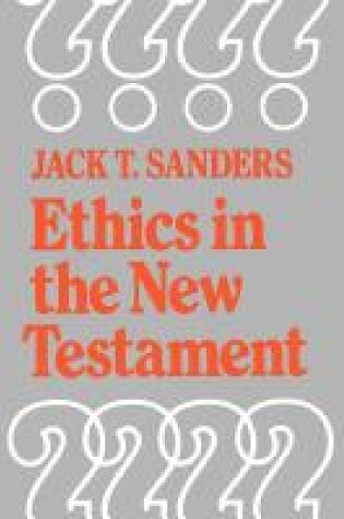 Cover of Ethics in the New Testament