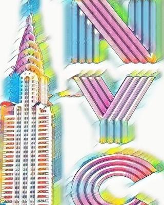 Book cover for ICONIC Chrysler Building Writing Drawing Journal. Sir Michael Designer