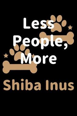 Book cover for Less People, More Shiba Inus