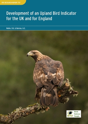 Book cover for Development of an Upland Bird Indicator for the UK and for England