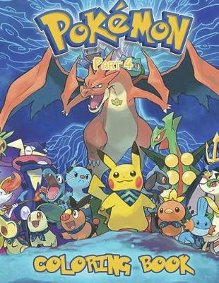 Book cover for POKEMON Coloring Book Part 4